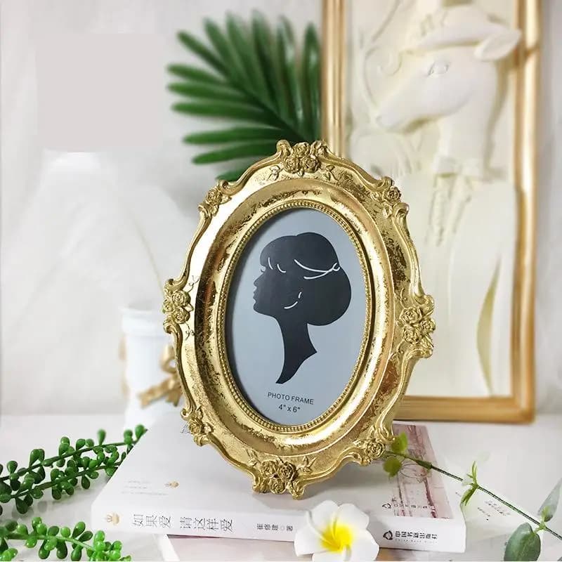 Resin Retro Creative Studio Photo Frame, European Style Decoration Picture Frame
