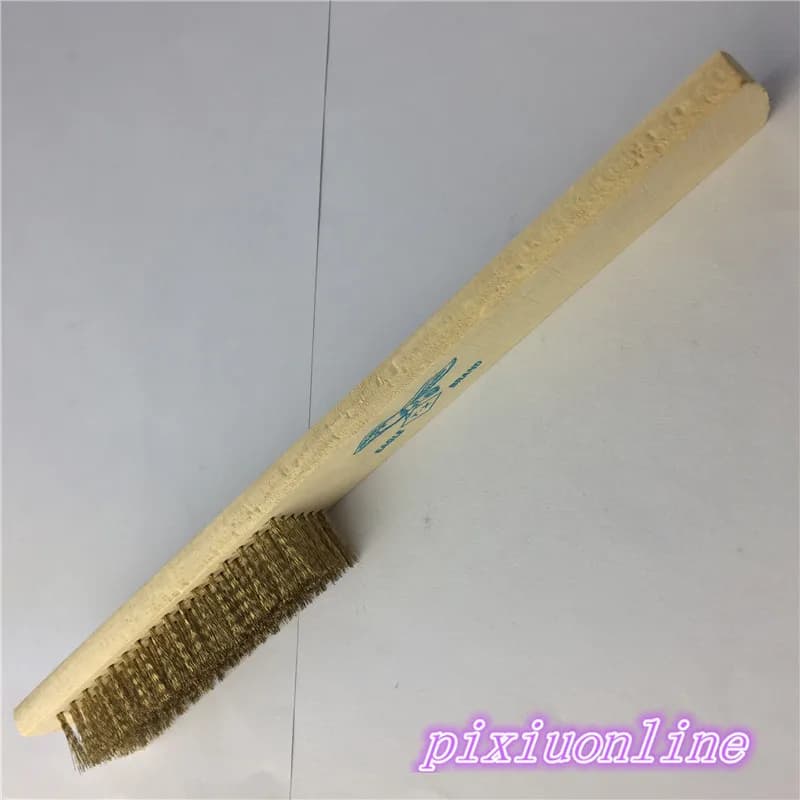 1pcs/lot J112Y Imitation of Brass Wire Brush for Cleaning and Polishing Wooden Brush DIY using High Quality On Sale