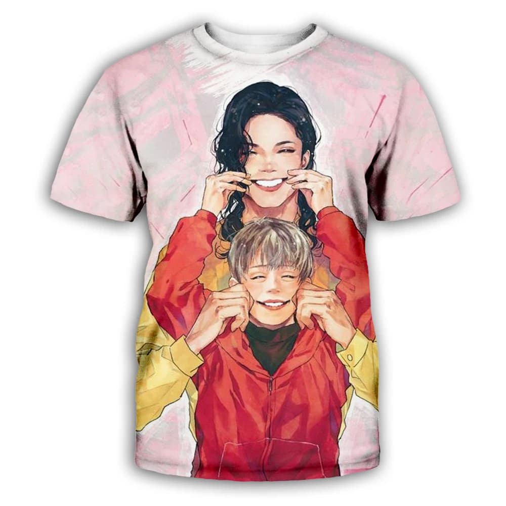 PLstar Cosmos Michael Jackson Macaulay Culkin T shirt hype vintage VTG retro T-shirt King of pop top tee God shirt