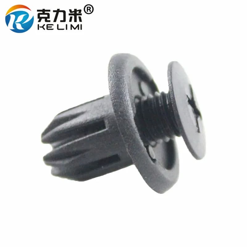 KE LI MI 50Pcs Vehicle Car Screw Push Type Fenders Bumper 10mm Plastic Rivets Fastener Clips For Honda Toyota Chery Opel Ford
