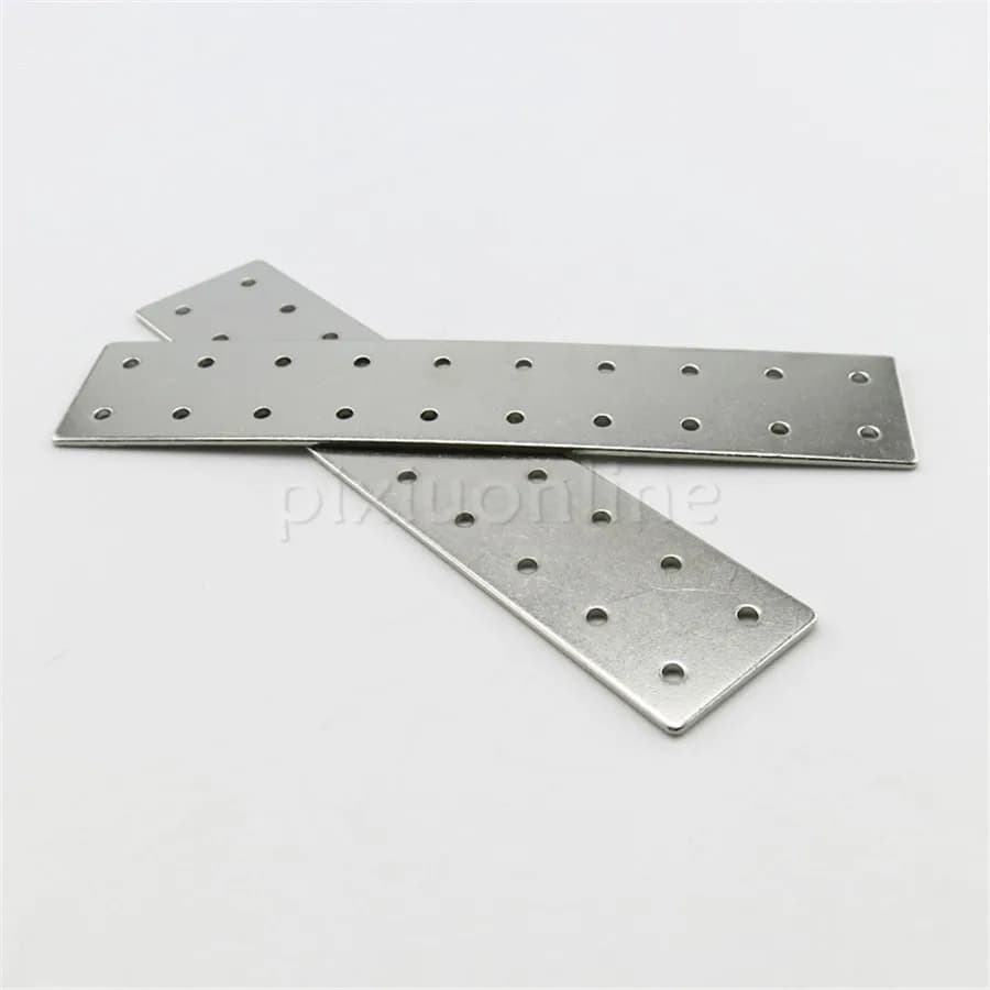 2pcs/lot J350 20 Apertures Multi Holes Iron Sheet Model Car Chassis Material DIY Parts Connect Rod