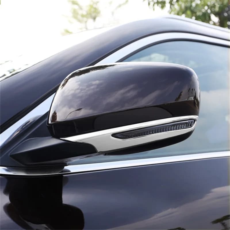 For Renault Koleos 2016 2017 2018 Samsung QM6 ABS Chrome side wing fender rearview mirror Cover Trim turning lamp light trims