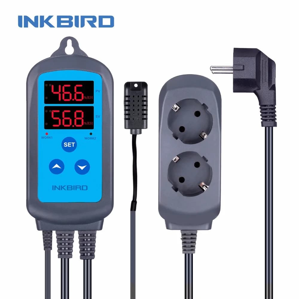 INKBIRD IHC-200 EU Plug Digital Humidity Controller Hygrometer Humidistat For Incubator,Automatic Incubator,Incubator Controller