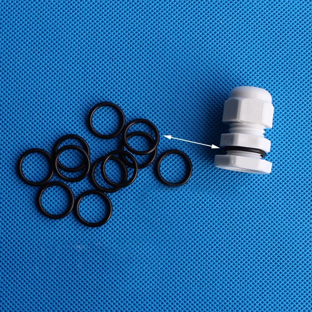 100PCS Grommet gasket for nylon wire cable connectors O type rubber seal rings PG7/PG9/PG11/PG13.5/PG16/PG19/PG21/PG25/PG29