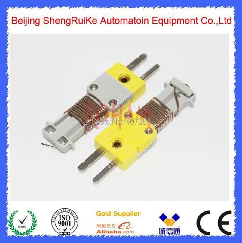 0.5M Cable TT-K-30-SLE  Thermocouple with SMPW-K-M thermocouple connector