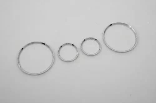 Chromium Styling Dashboard Gauge Ring Set For Opel Corsa B