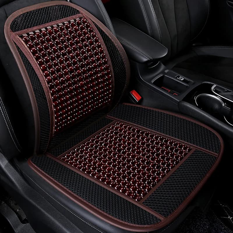 Small Square Mat Wood Bead Car Cushion With Waist By Four Seasons Wood Bead Waist By The Summer Waist Depend On The Singl