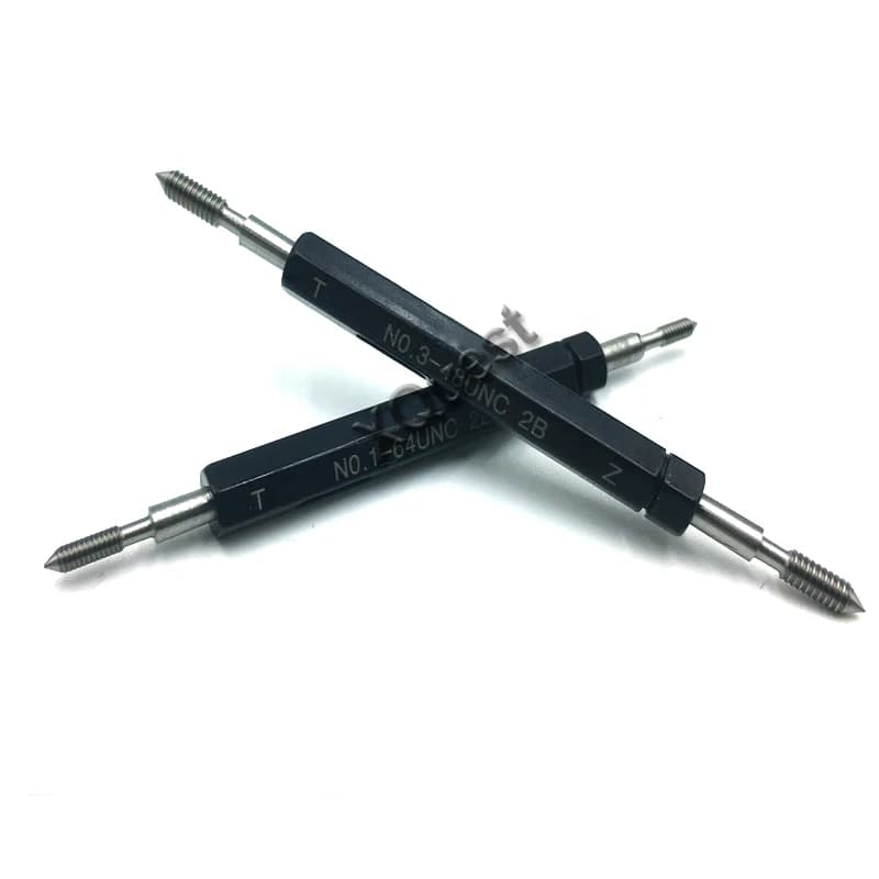 Unified Thread Plug Gauge UNC 1-64 2-56 3-48 4-40 5-40 6-32 8-32 10-24 12-24 2B Unified Fine Trheads Gage UNF 1/4 5/16 3/8-24
