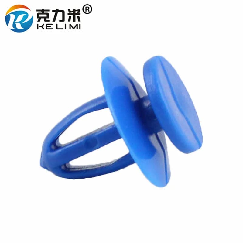 KE LI MI 30Pcs Car Door Panel Bumper Retainer Fixed Clips 9mm Blue Auto Vehicle Interior Door Card Moulding Clamps