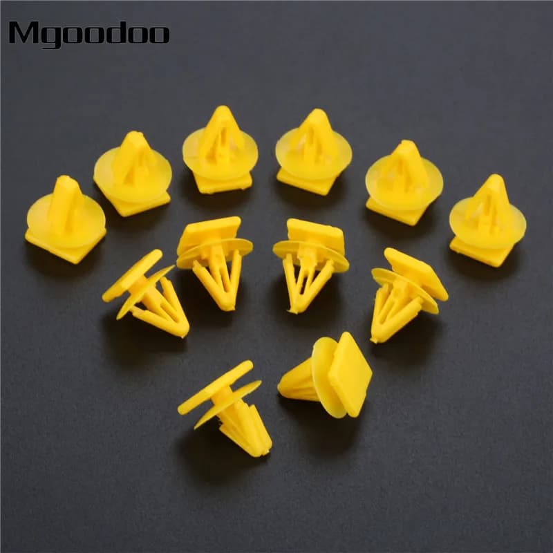50PCS Car Door Plank Fastener Plastic Fixed Clamp Interior Trim Panel Clip Auto Fastener D178 11mm Hole Fit for Vehicles