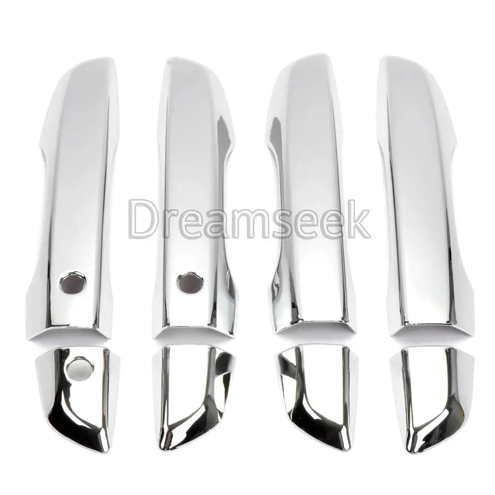 Door Handle Cover For Honda Civic 2016 2017 With Smart Key Hole ABS Chrome Molding Trim Bezel Exterior Accessories