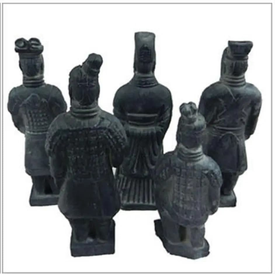 Chinese Antique Imitation Warriors and Horses Handmad Sculpture, Do the Old, Terracotta Crafts, New Ornaments, Qin
