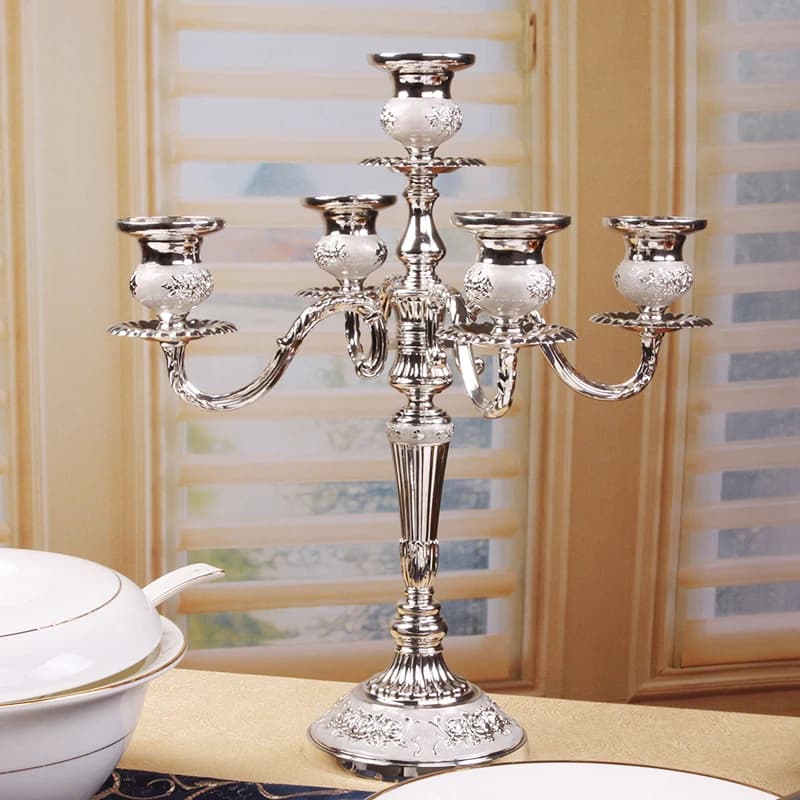 Luxurious Glue Candlesticks Decoration, Soft Decoration, Candle Holder