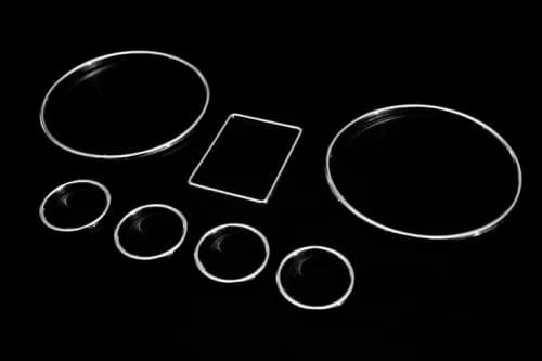 Chrome Speedometer Gauge Dial Rings Bezel Trim for Audi A3 8L A4 8D B5 A6 C5 4B