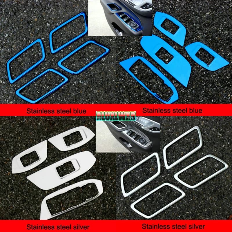 Car Interior Window Rises Switch Button Cover Trim For Chevrolet Holden Equinox Third GE 2018 2019 2020 Left Drive Only Styling