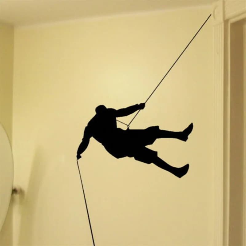 Rock Climbing Sport Vinyl Decal Stylish Wall Art Decor Wall Sticker Wallpaper