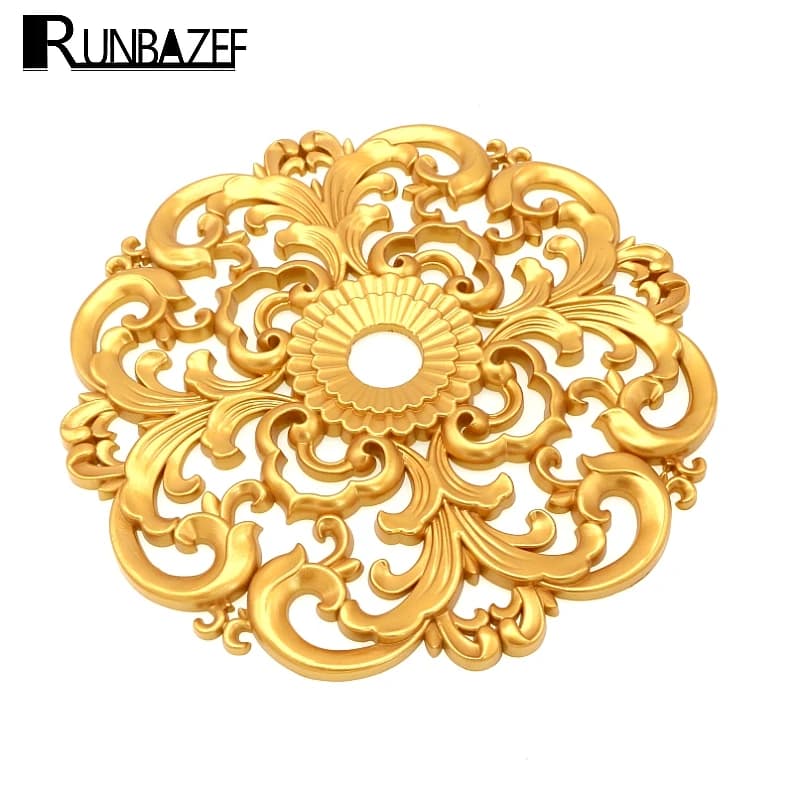 RUNBAZEF Decorative Materials Floral Furniture Background Wall Decked With European Lamp Pool Ceiling Decoration Accessories