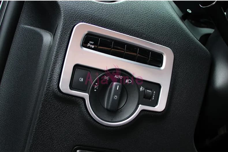 Accessories For Mercedes-Benz Vito W447 Interior Headlight Headlight Switch Cover Panel Trim  2014-2018 Car Styling Chrome
