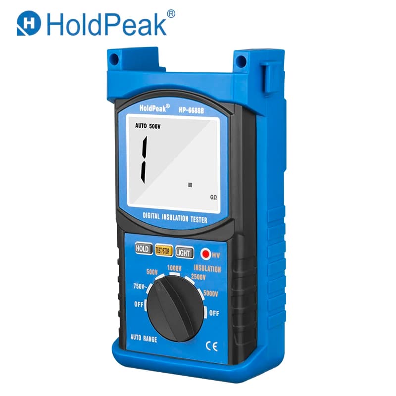 HoldPeak HP-6688B Insulation Resistance Tester New Arrival High Quality Digital 5000V Insulated Portable Tester Megohmmeter