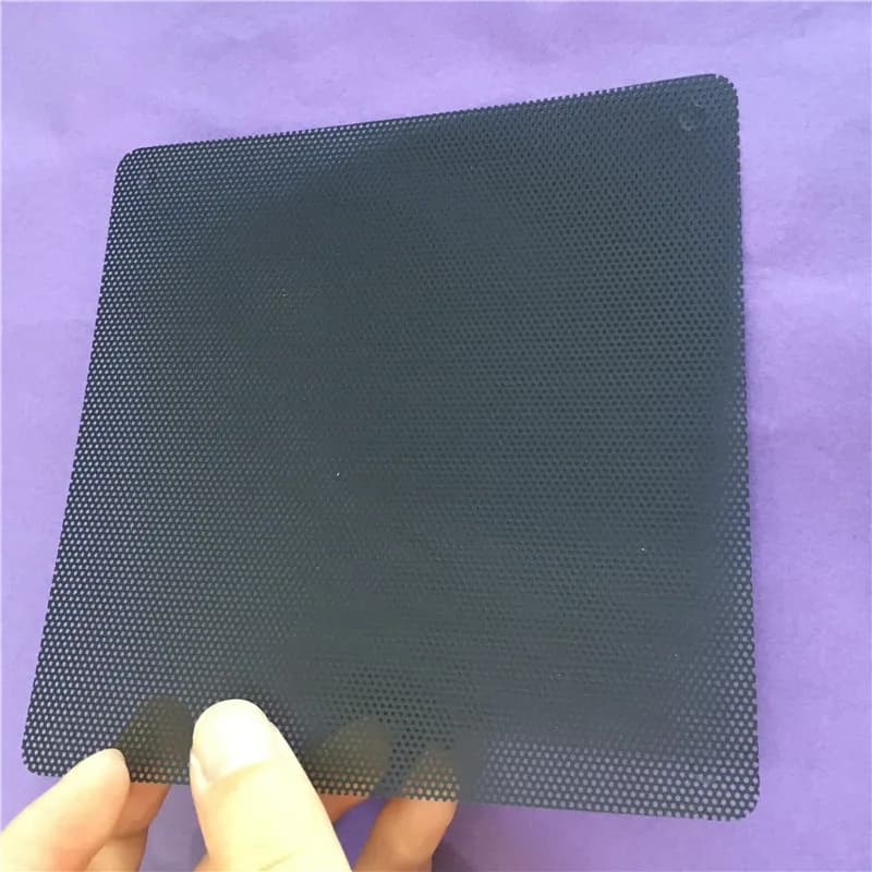 5PC ST055Y 12CM Dust-proof Net Computer Case Fans PVC Dust Gauze Dust Filter Cuttable Mesh Filtering Tools High Quality On Sale