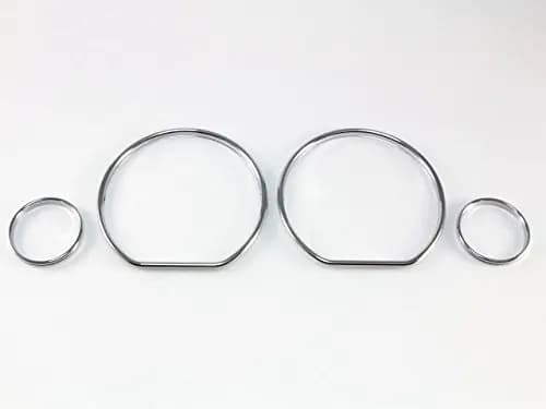 Chrome Speedometer Gauge Dial Ring Instrument Panel Ring for VW GOLF MK3 Golf 3 91-98 / VW Vento 1991-1998 / Polo MK4/6N1 94-98
