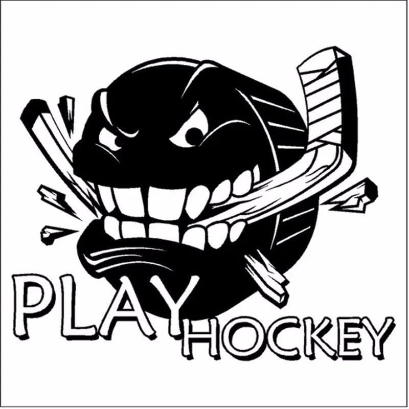 New Hot Play Hockey Wall Decal - Unique Wall Art Design Wall Decor Personalized Home Decoration Choice