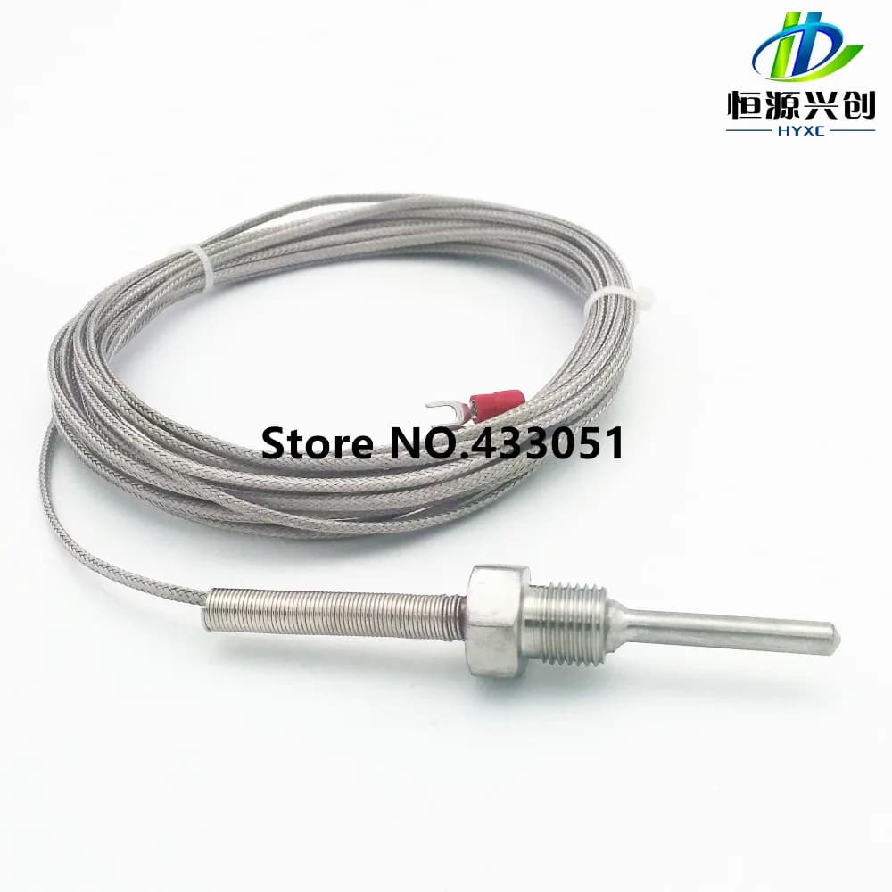 Thermocouple K Type Measuring 0-600 degree centigrade,Thread sizes G1/4, Probe length 30 mm, 6 mm in diameter
