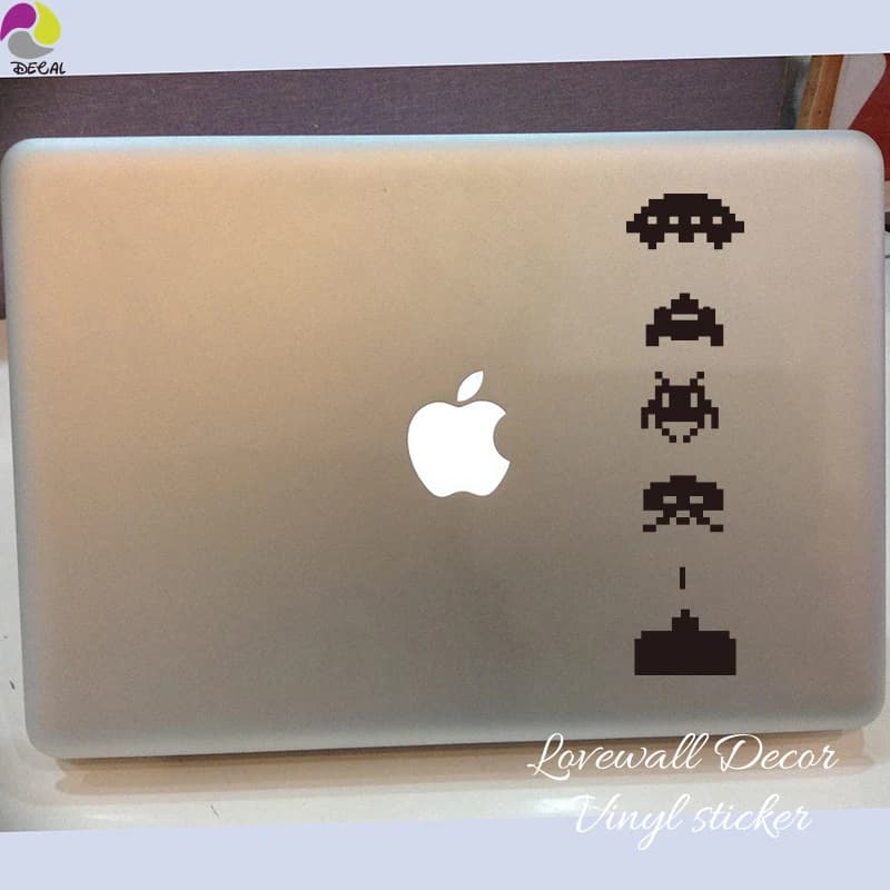Space Invaders wall sticker Kids Room Child room  Retro Classic Video Game Car Laptop Vinyl Decal Sticker Home Decor