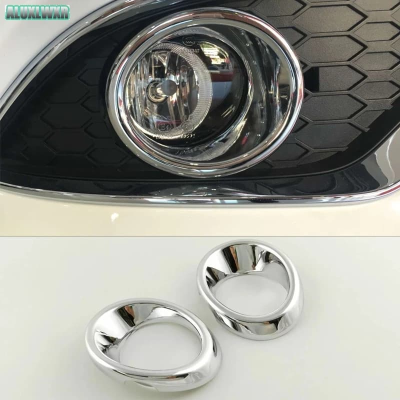 car Accessories fit for 2016 2017 2018 2019 Chery Tiggo 7 Front Face Head Rear Bumper Fog Lamp Light Molding Cover Kit Trim