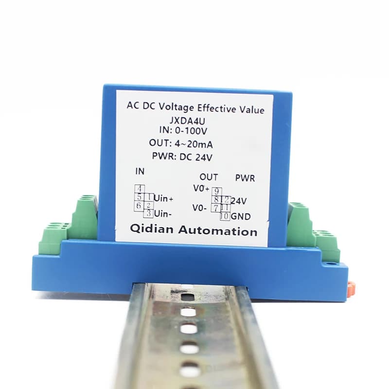 JXK-21U DC Voltage Transmitter 0-75mV RS485 Output 0-1000V 0-500V DC Voltage Sensor Transducer for Electrical Measurement