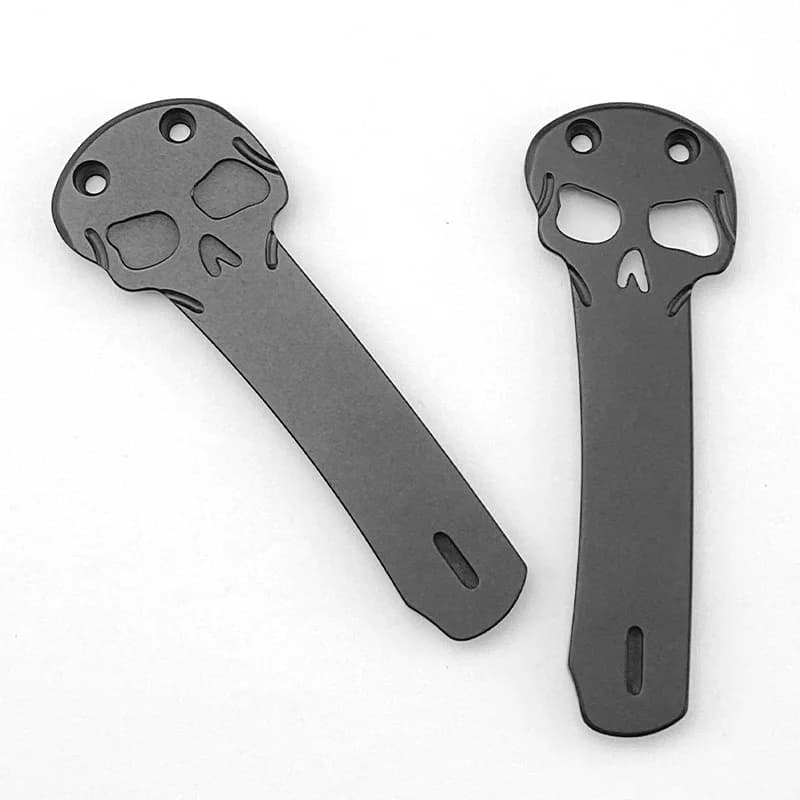 1 piece TOP Quality Titanium Alloy Pocket Knife Back Clip Folding Knives Scabbard Sheath Waist Clips Clamp DIY Accessories PARTS