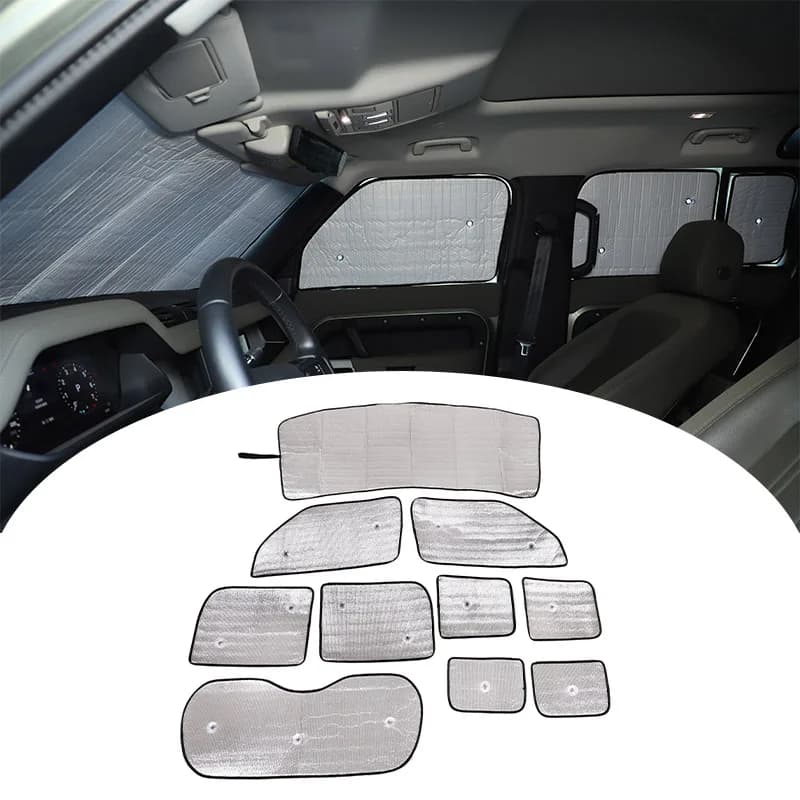 For Land Rover Defender 110 130 2004-2024 Car Front Windshield Full window glass Sun Protection Parasol Car Accessories