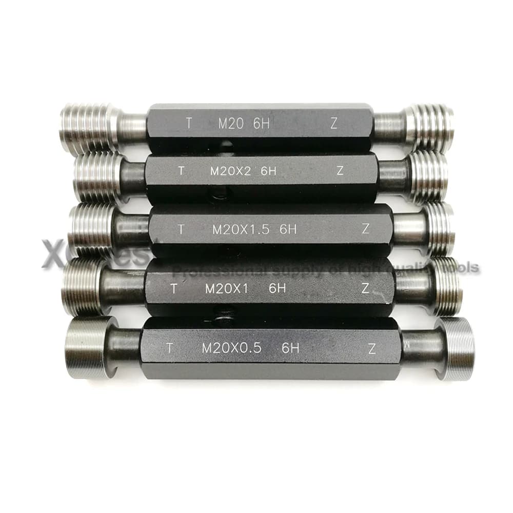 Right Hand Screw Thread Plug Gauge M20 M20X2.5 Left Hand Metric Fine Threads Gage M20X2.5MM M20X1.5 M20X1