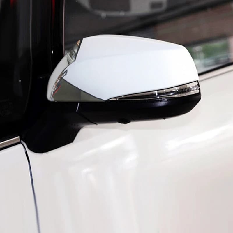 For Toyota RAV4 Accessories 2019-2023 ABS Chrome Carbon Car rearview mirror cover side mirror  frame Trim styling 2PCS