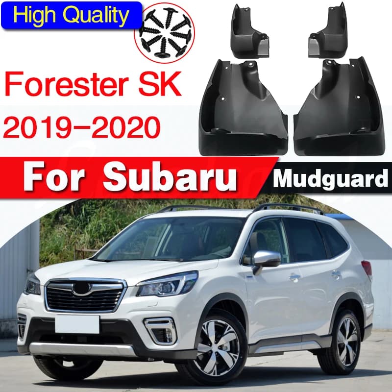 Molded Mud Flaps For Subaru Forester SK 2019 -on Mudflaps Splash Guards Flap Mudguards 2018 2020