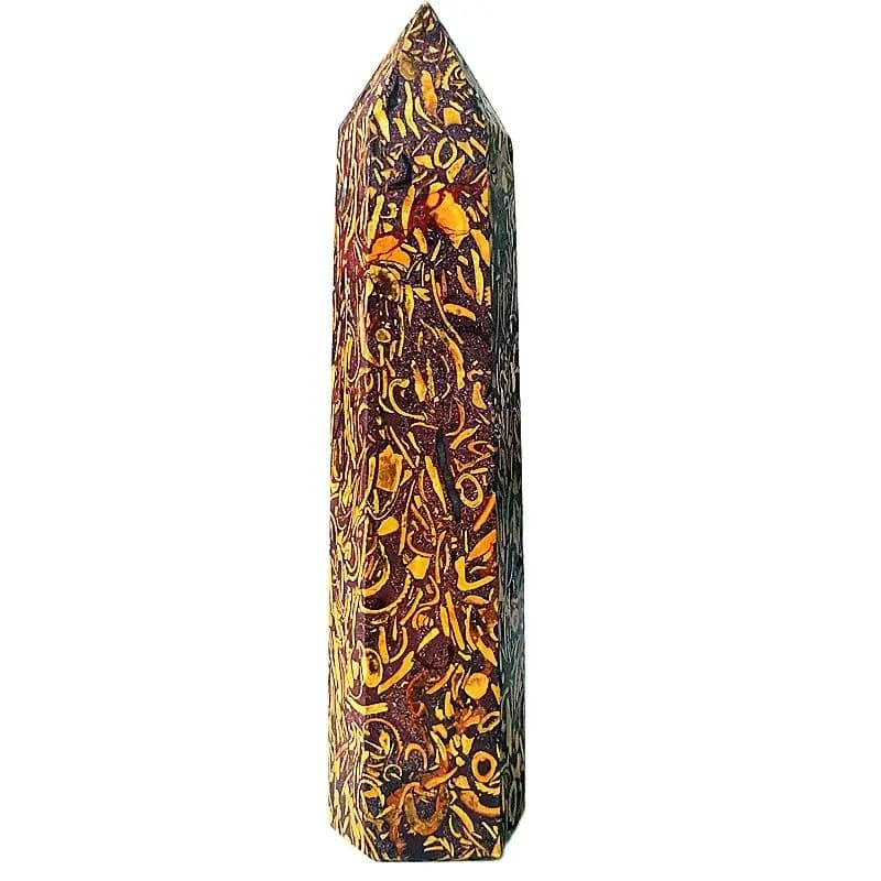 80/90/100mm Rare natural gold wire stone quartz crystal wand points feng shui high energy stones and chakra healing crystals