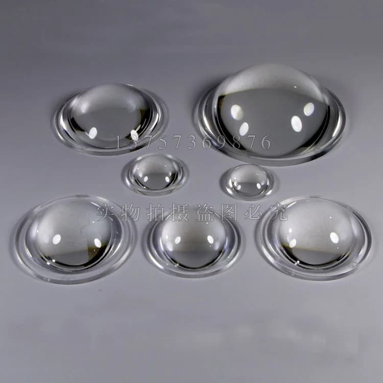 20mm 23mm 25mm 28mm 32mm Plano-Convex PMMA Optical Lens for LED Flashlight Spotlight Projector Lamp