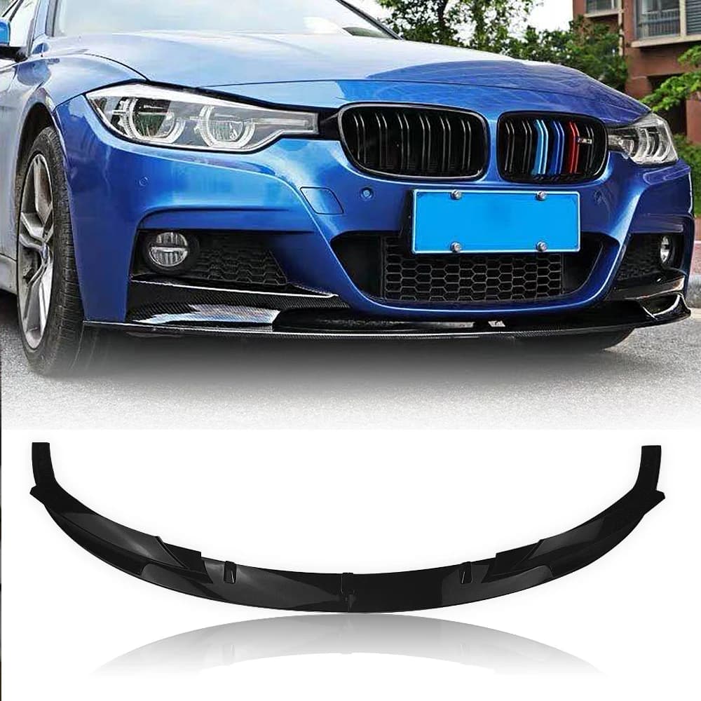 Front Bumper Spoiler Lip For BMW F30 F31 3 Series M Sport 2012-2018 320i 328i 330i 335i Lower Diffuser Splitter Protector Blade
