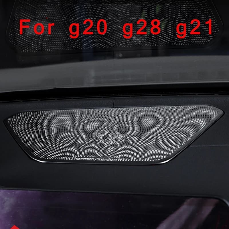 LHD Car Dashboard Speaker Cover Trim Dashboard Air Outlet Vent Cover Trim Frame Sticker For BMW 3 Series G20 G21 G28 Accessories