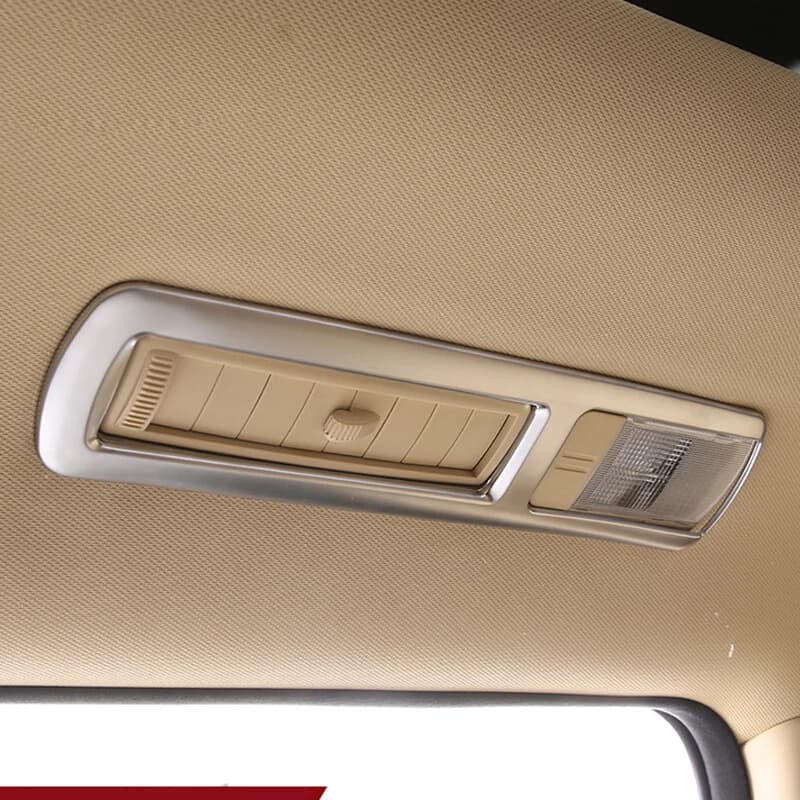 For Toyota Highlander Kluger accessories 2014-2018 ABS Matte Car rear reading Lampshade Cover Trim Sticker Car Styling 4pcs