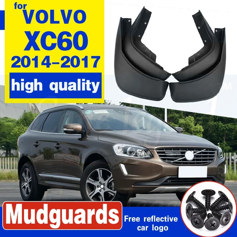 Set OEM Splash Guards Mud Flap Mudguards Fender Fitment Car Mud Flaps For VOLVO XC60 2014-2017 31359689/90 Mudflaps 2015 2016