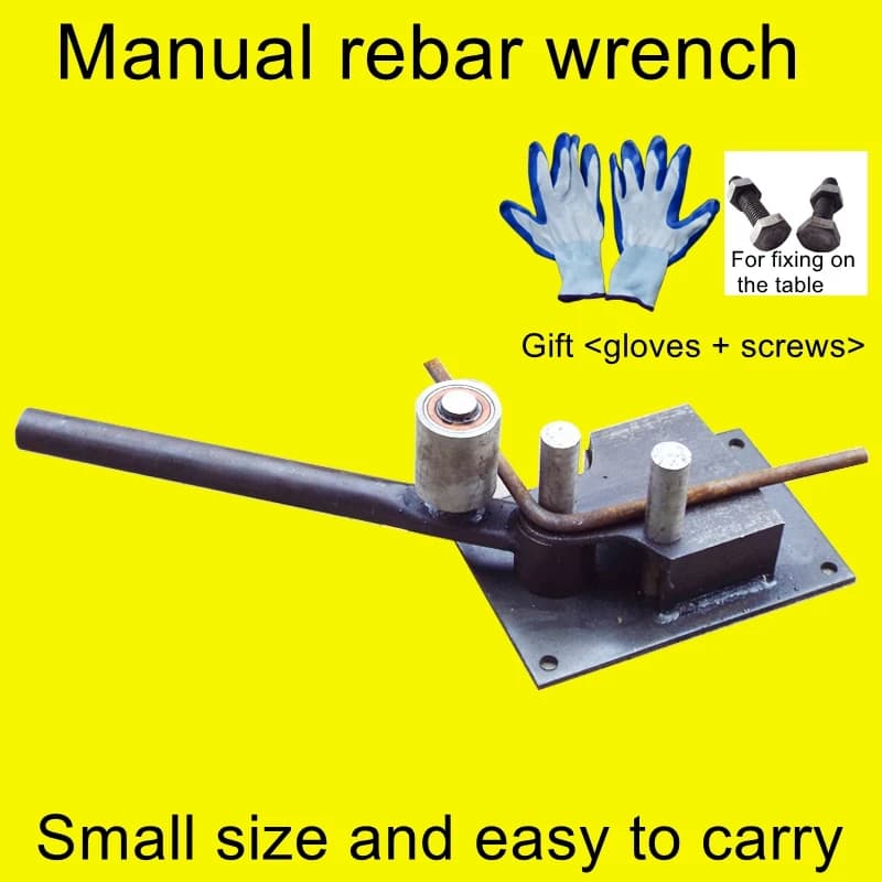 Corner bending machine construction manual steel bending machine hand moving stirrup bending machine round steel