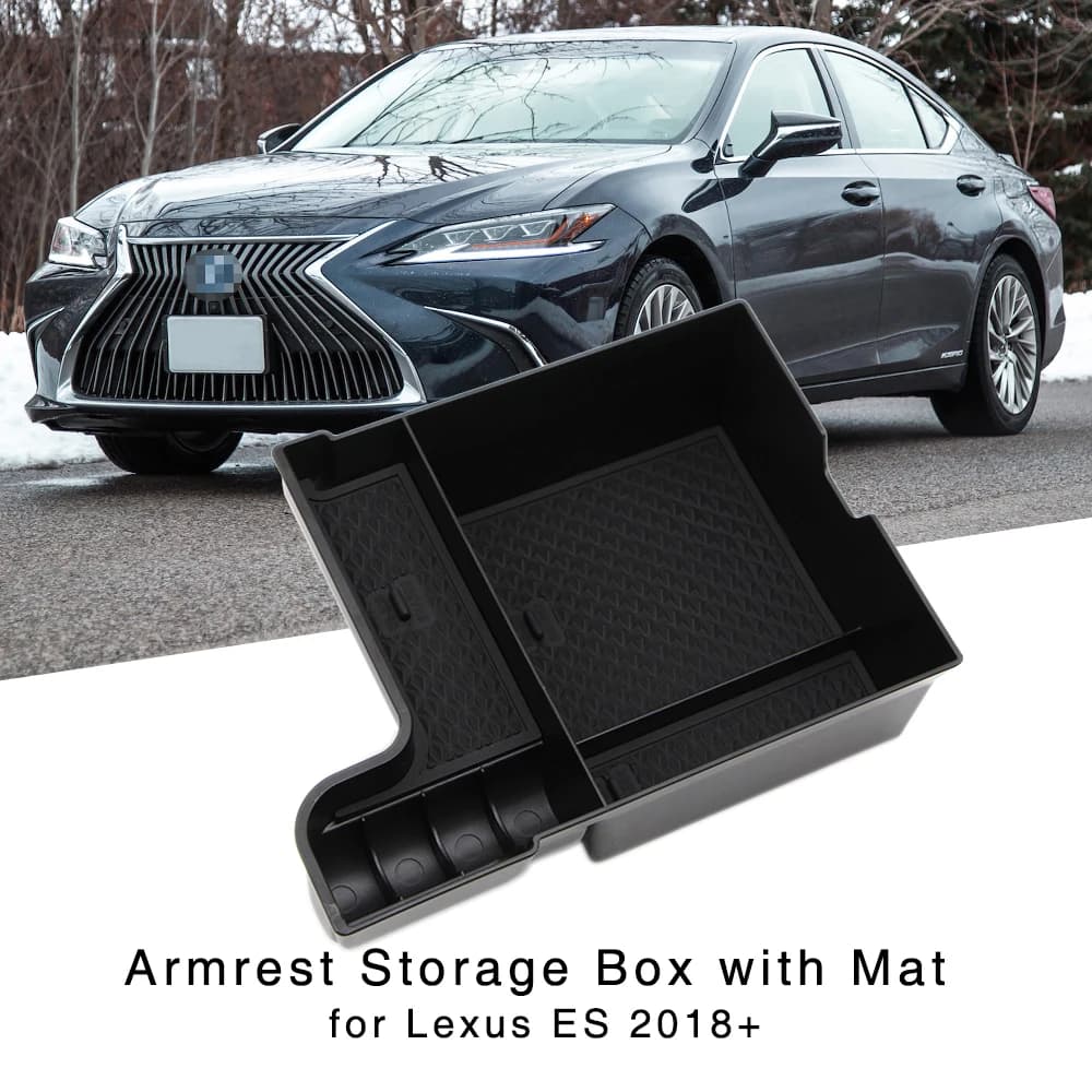 Armrest Storage Box for Lexus ES ES200 ES260 ES300h 2018-2022 Interior Organizer Center Console Glove Holder Central Tray