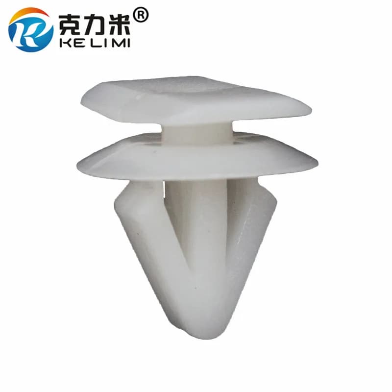 50Pcs Auto Fastener Door Guard Plate Wheel Eyebrow Clip Plastic Rivet Fastener Fender Bumper Push Pin Clips