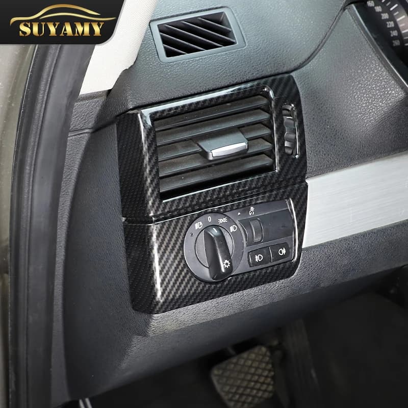 For BMW X3 E83 2006-2010 Console Side Air Conditioning Air Outlet Decorative Frame Trim Car Interior Styling Auto Accessories