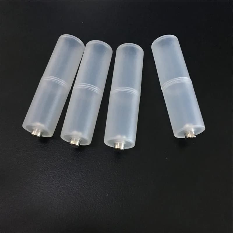 4pcs/lot AAA to AA Cell Battery Converter Adaptor ST043 Plastic Case Battery Box Accessories Tools Drop Shipping