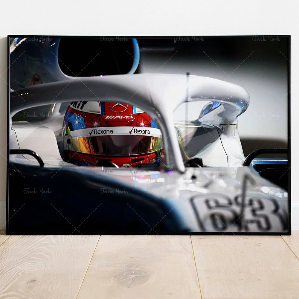 George Russell Williams Singapore 2019 Racing Print