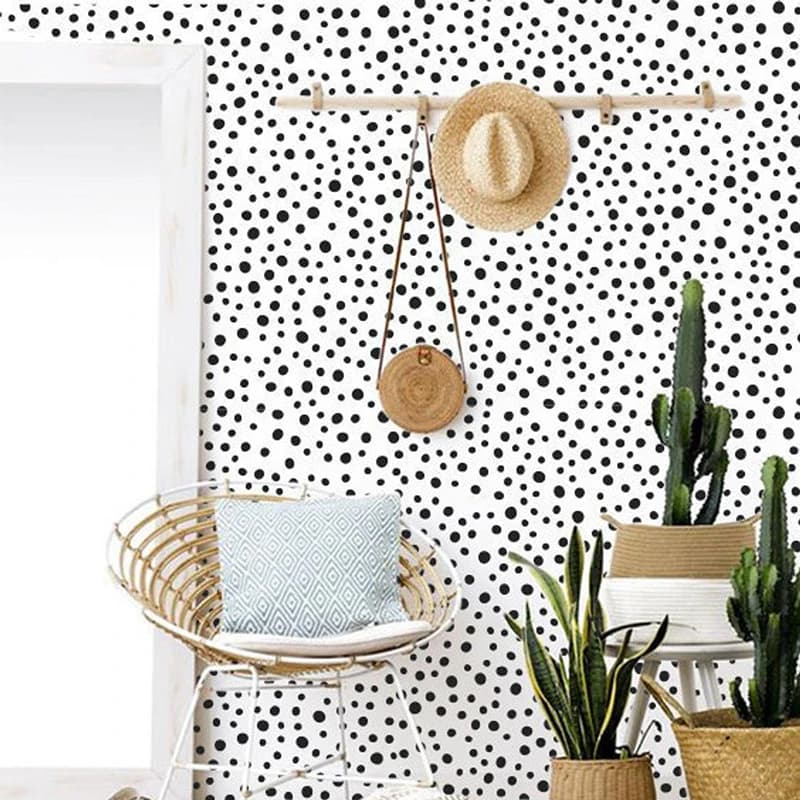 Irregular Polka Dot Wall Sticker Confetti  Hand Drawn Dot Spot Wall Decal Playroom Bedroom Kids Room Vinyl Home Decor