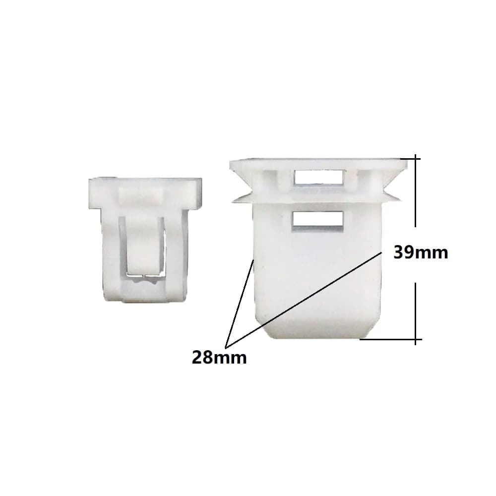 100Pcs Auto Seat Retainer Clip Sets Push in Snaps Fastener Buckle White For Toyota Mazda Chevrolet Car Seat Fixed Clamp