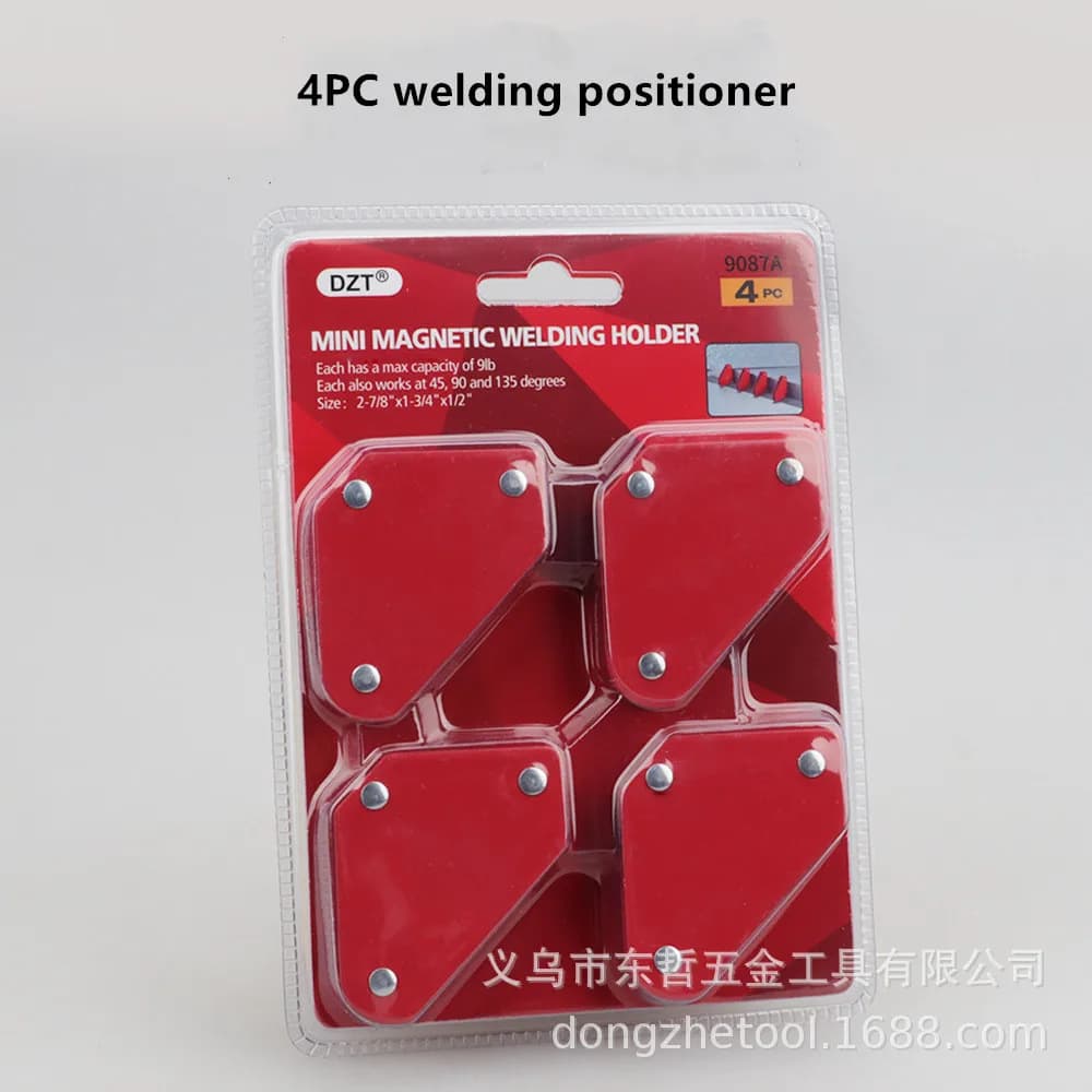 4pcs Strong Magnet Welding Locator 9LB Welder Positioner 45 90 135 Power Accessories Soldering Fixture Magnetic Welding Holder